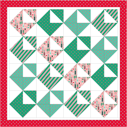 🎅 Believe in the magic of Christmas with our "Letter to Santa" quilt. 🎅